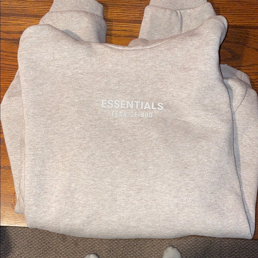 Fear of God Essentials Gray Hoodie